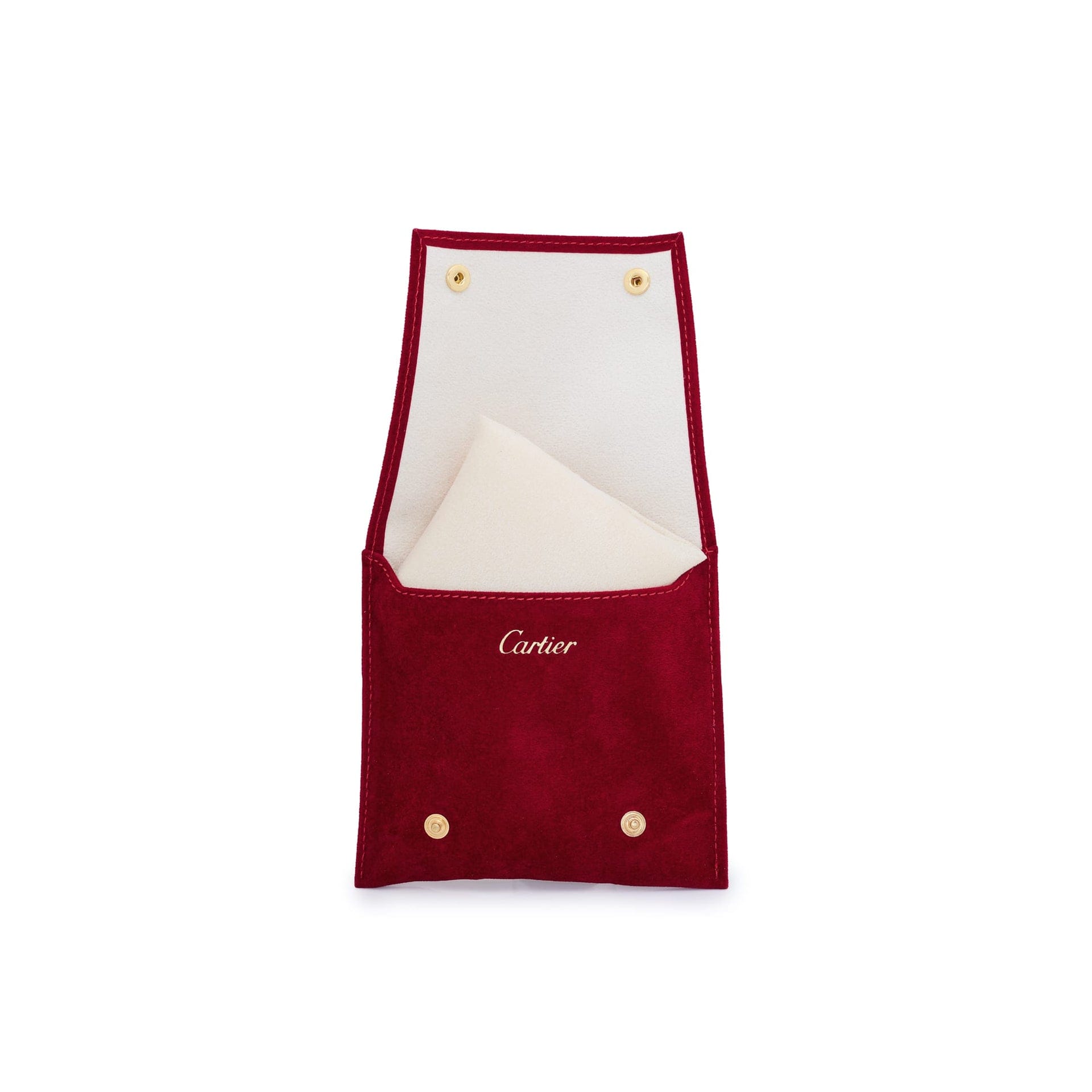 Cartier Panthere 883969 'Ladies' Midsize Yellow Gold White Dial Diamond Bezel Quartz