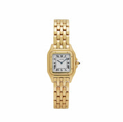 Cartier Panthere W25022B9 'Ladies' Yellow Gold White Dial Quartz