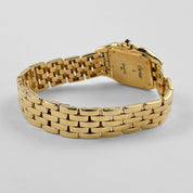 Cartier Panthere W25022B9 'Ladies' Yellow Gold White Dial Quartz