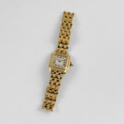 Cartier Panthere W25022B9 'Ladies' Yellow Gold White Dial Quartz