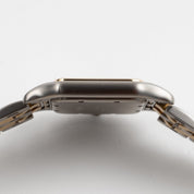 Cartier Panthere W25029B6 'Ladies' Two Row Stainless Steel Yellow Gold White Dial Quartz