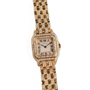 Cartier Panthère WF3072FF 'Ladies' Small Yellow Gold Diamond-Set Quartz