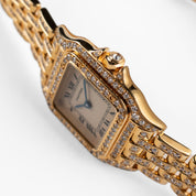 Cartier Panthère WF3072FF 'Ladies' Small Yellow Gold Diamond-Set Quartz