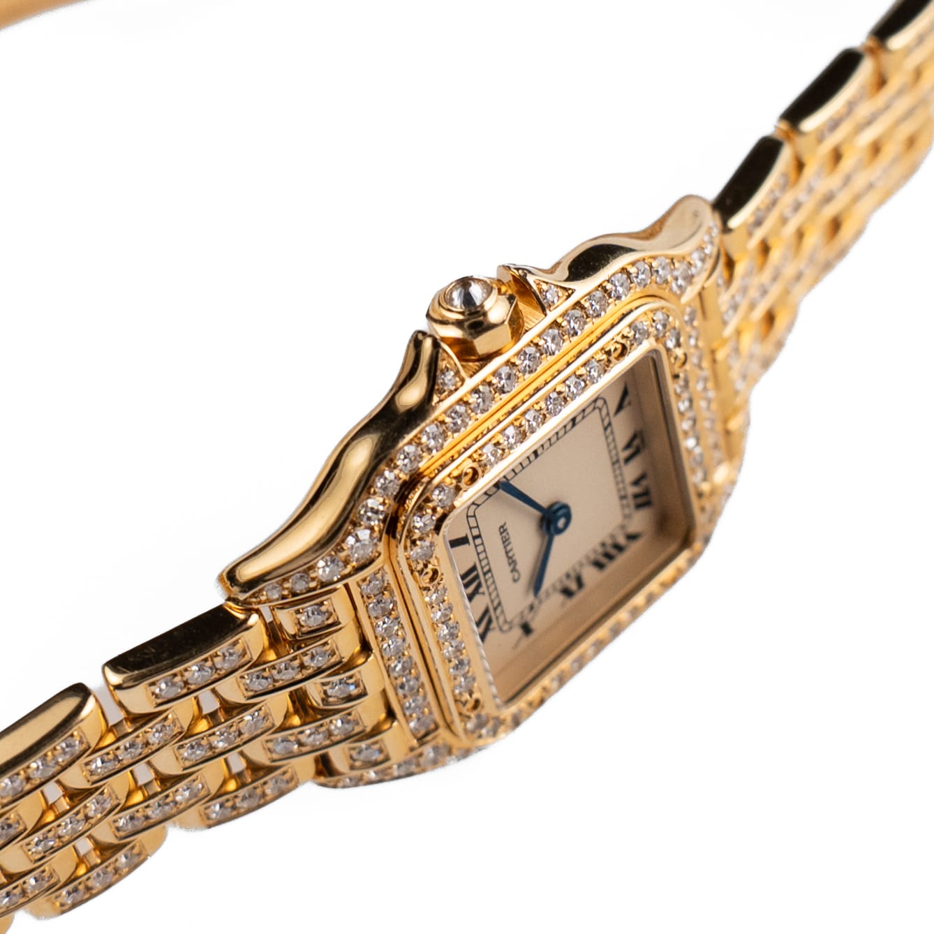 Cartier Panthère WF3072FF 'Ladies' Small Yellow Gold Diamond-Set Quartz