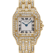 Cartier Panthère WF3072FF 'Ladies' Small Yellow Gold Diamond-Set Quartz