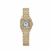 Cartier Panthère WF3072FF 'Ladies' Small Yellow Gold Diamond-Set Quartz