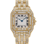Cartier Panthère WF3072FF 'Ladies' Small Yellow Gold Diamond-Set Quartz