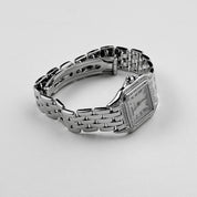 Cartier Panthere WF3091F3 'Ladies' White Gold White Dial Diamond Bezel