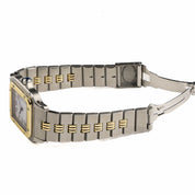 Cartier Santos Carrée 2961 Yellow Gold Stainless Steel White Dial