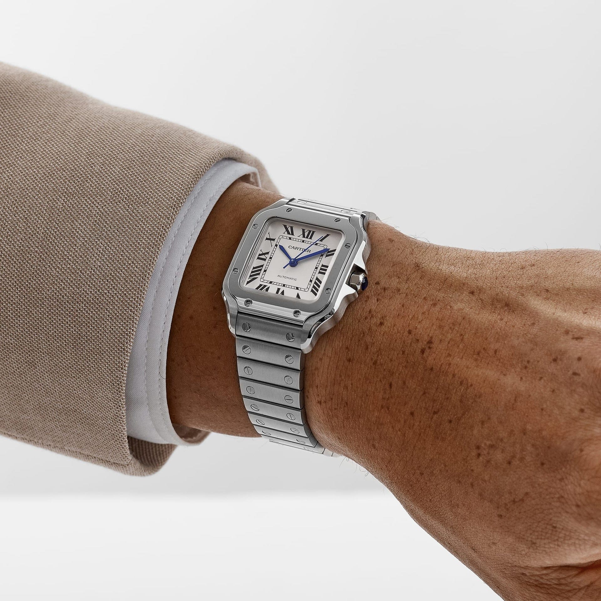Cartier Santos Medium WSSA0029 Stainless Steel White Dial Automatic (2026)