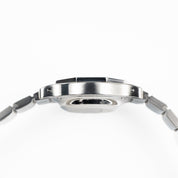 Cartier Santos Octagon 0906 Stainless Steel Burgundy Dial Quartz