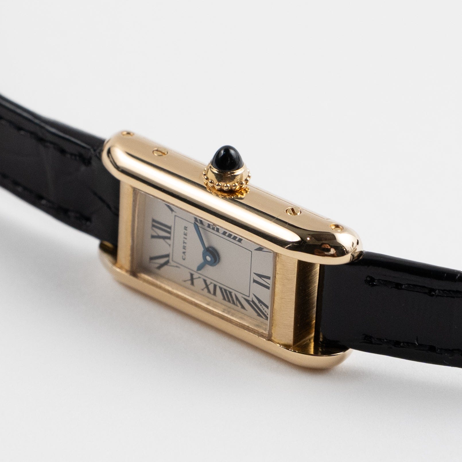 Cartier Tank Allongée W1501756 'Ladies' Yellow Gold White Dial Quartz