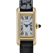 Cartier Tank Allongée W1501756 'Ladies' Yellow Gold White Dial Quartz