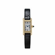 Cartier Tank Allongée W1501756 'Ladies' Yellow Gold White Dial Quartz