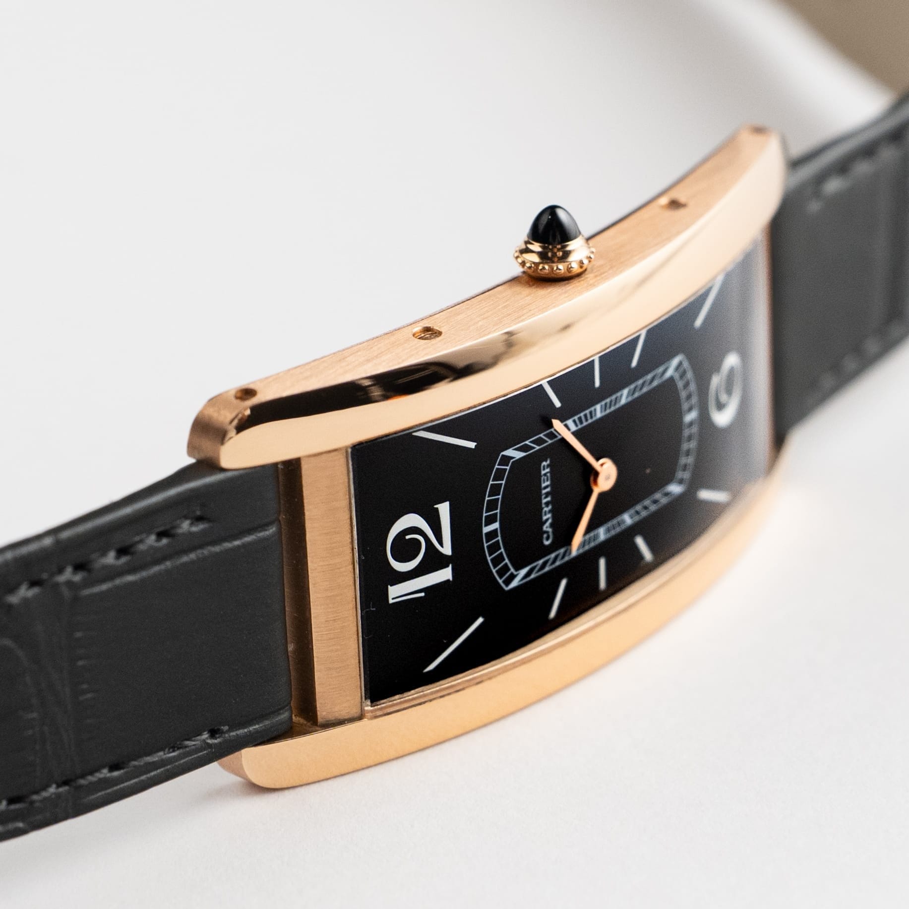 Cartier Tank Cintree WGTA0025 Rose Gold Black Dial (2023)