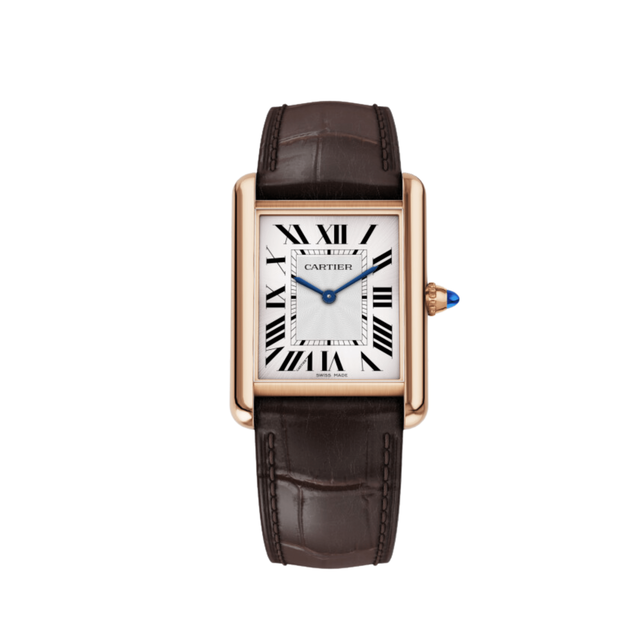 Cartier Tank Louis Large WGTA0011 Rose Gold Alligator (2024)