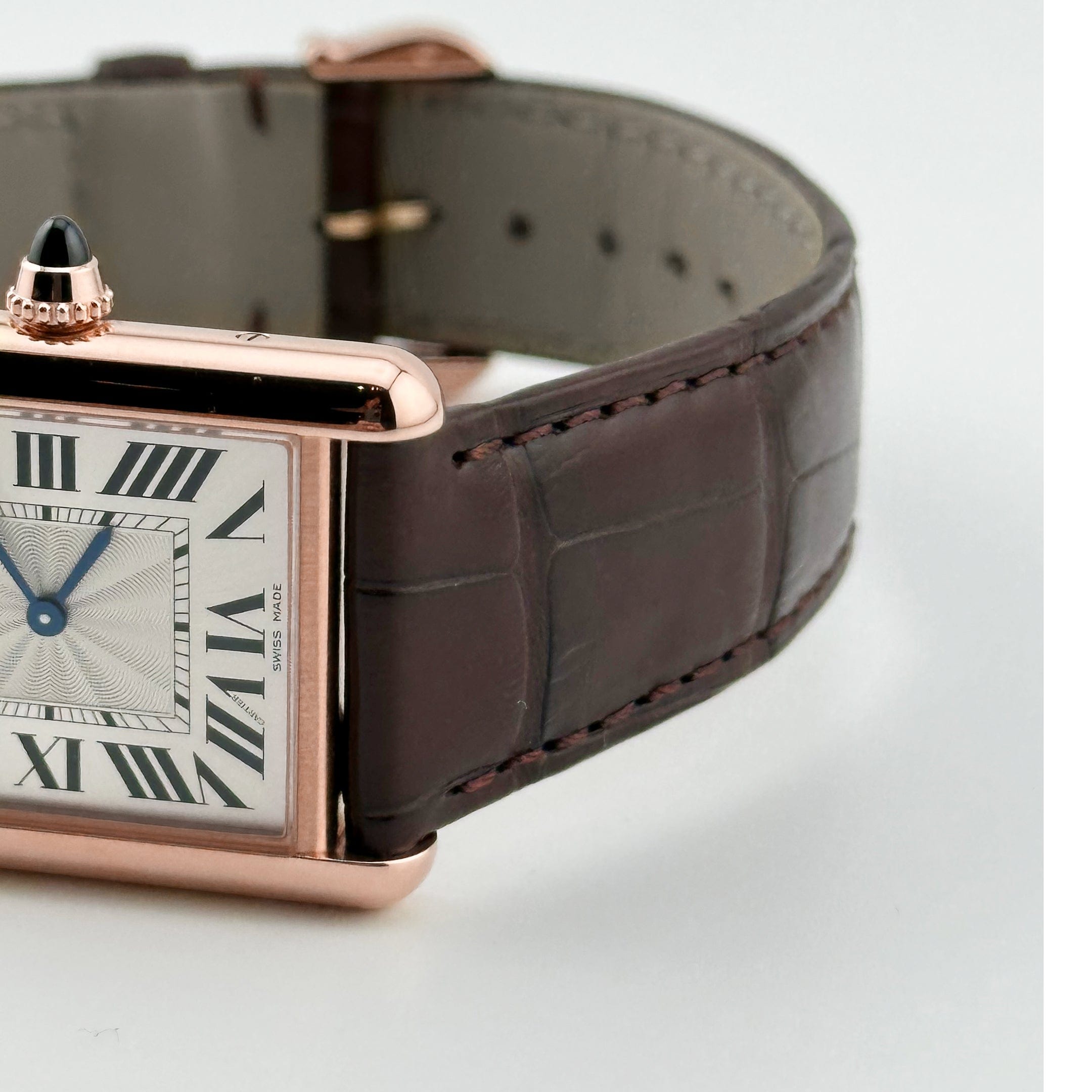 Cartier Tank Louis Large WGTA0011 Rose Gold Alligator (2024)