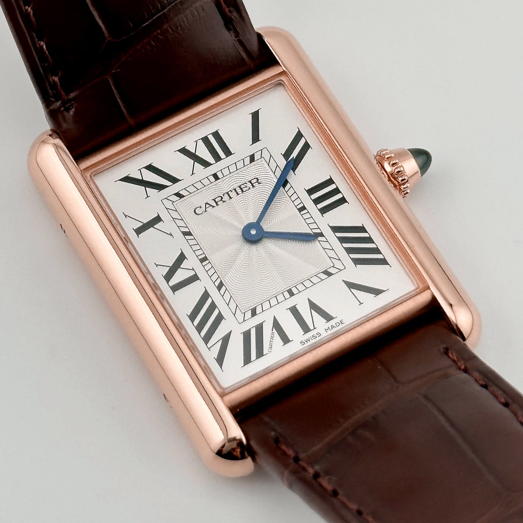 Cartier Tank Louis Large WGTA0011 Rose Gold Alligator (2024)