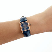 Cartier Tank Louis LM WGTA0058 Rose Gold Silvery-Blue Dial (2022)