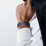 Cartier Tank Louis LM WGTA0058 Rose Gold Silvery-Blue Dial (2022)