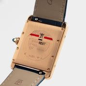 Cartier Tank Louis LM WGTA0058 Rose Gold Silvery-Blue Dial (2022)
