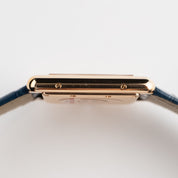 Cartier Tank Louis LM WGTA0058 Rose Gold Silvery-Blue Dial (2022)