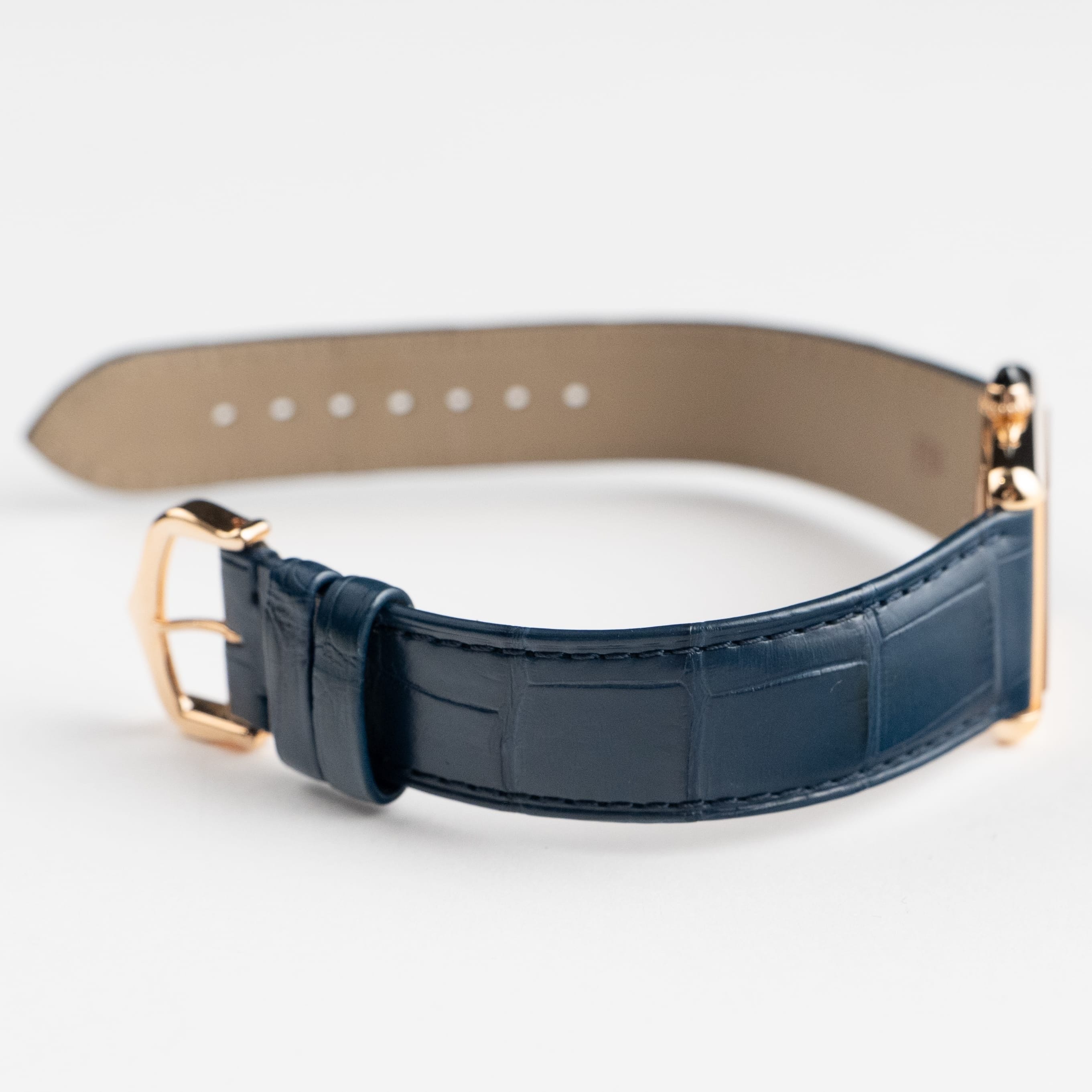 Cartier Tank Louis LM WGTA0058 Rose Gold Silvery-Blue Dial (2022)