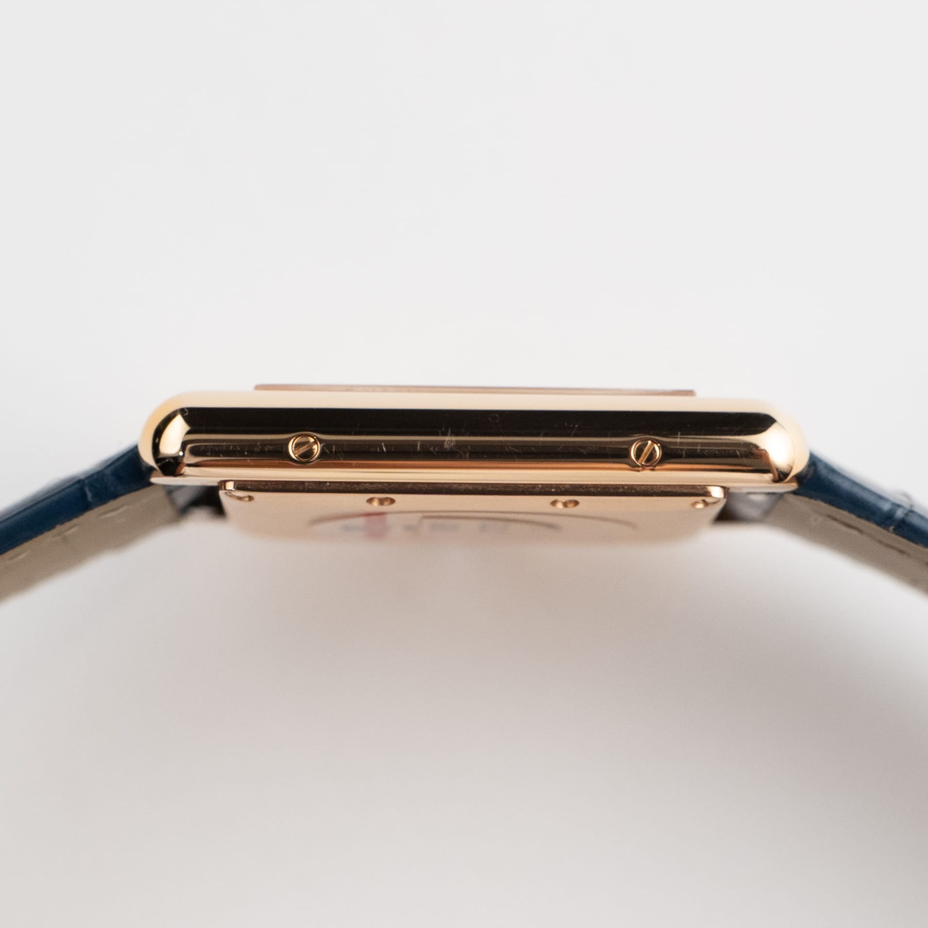 Cartier Tank Louis LM WGTA0058 Rose Gold Silvery-Blue Dial (2022)