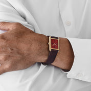 Cartier Tank Louis LM WGTA0093 Yellow Gold Red Dial (2022)