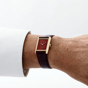 Cartier Tank Louis LM WGTA0093 Yellow Gold Red Dial (2022)