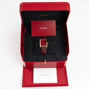 Cartier Tank Louis LM WGTA0093 Yellow Gold Red Dial (2022)