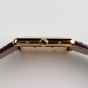 Cartier Tank Louis LM WGTA0093 Yellow Gold Red Dial (2022)