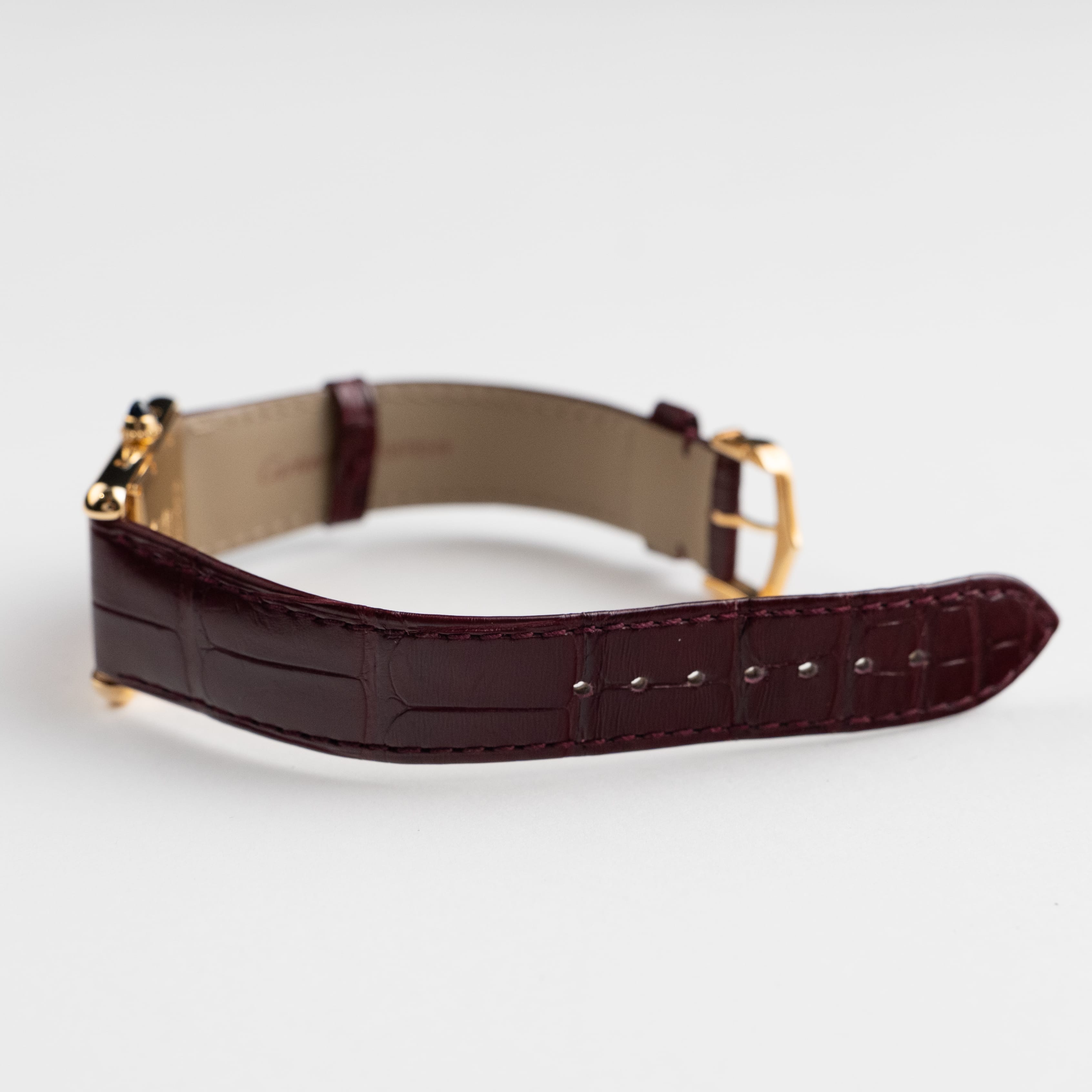 Cartier Tank Louis LM WGTA0093 Yellow Gold Red Dial (2022)