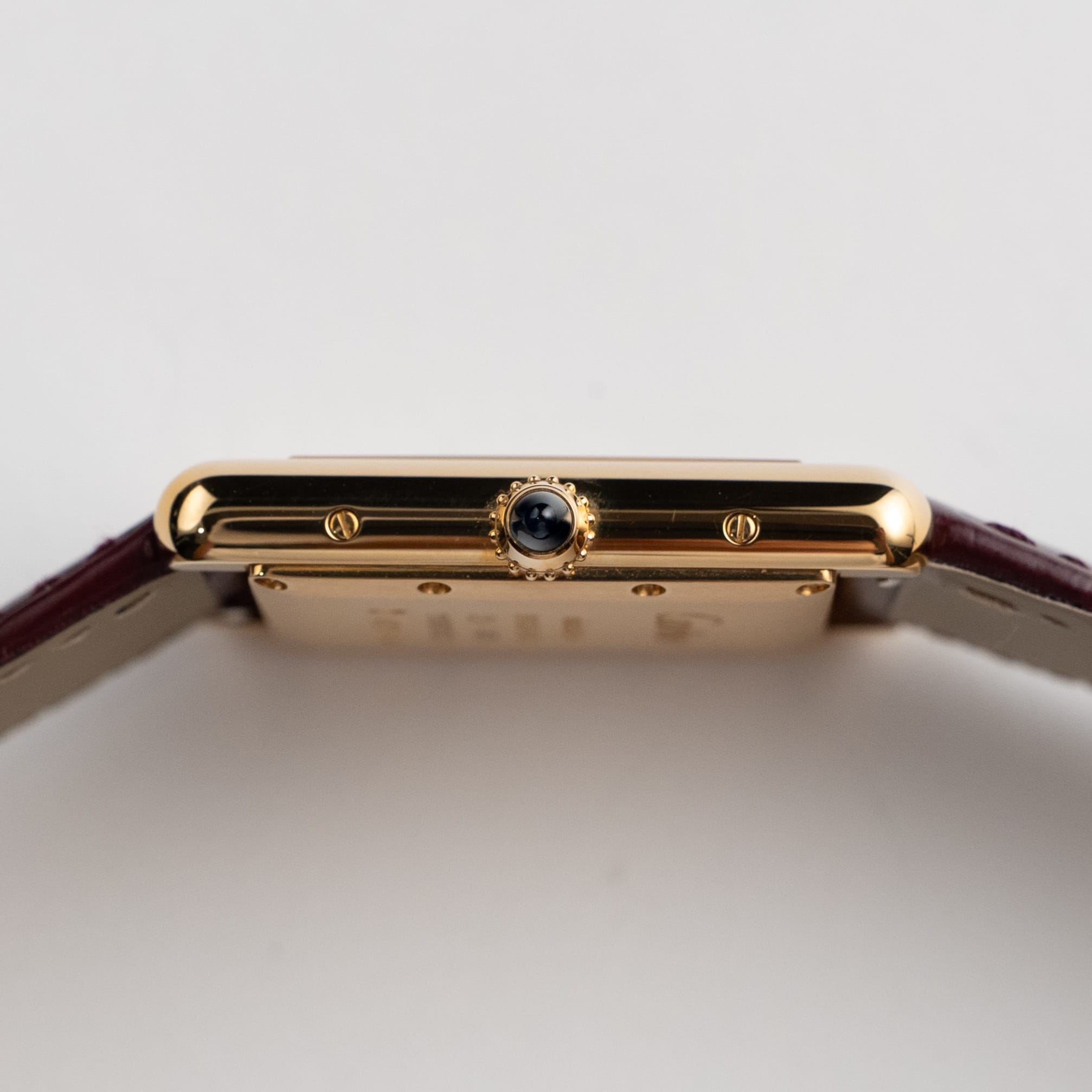 Cartier Tank Louis LM WGTA0093 Yellow Gold Red Dial (2022)