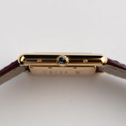 Cartier Tank Louis LM WGTA0093 Yellow Gold Red Dial (2022)