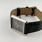 Cartier Tank Louis Medium WGTA0303 Platinum Gray Dial (2025)