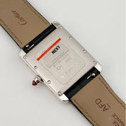 Cartier Tank Louis Medium WGTA0303 Platinum Gray Dial (2025)