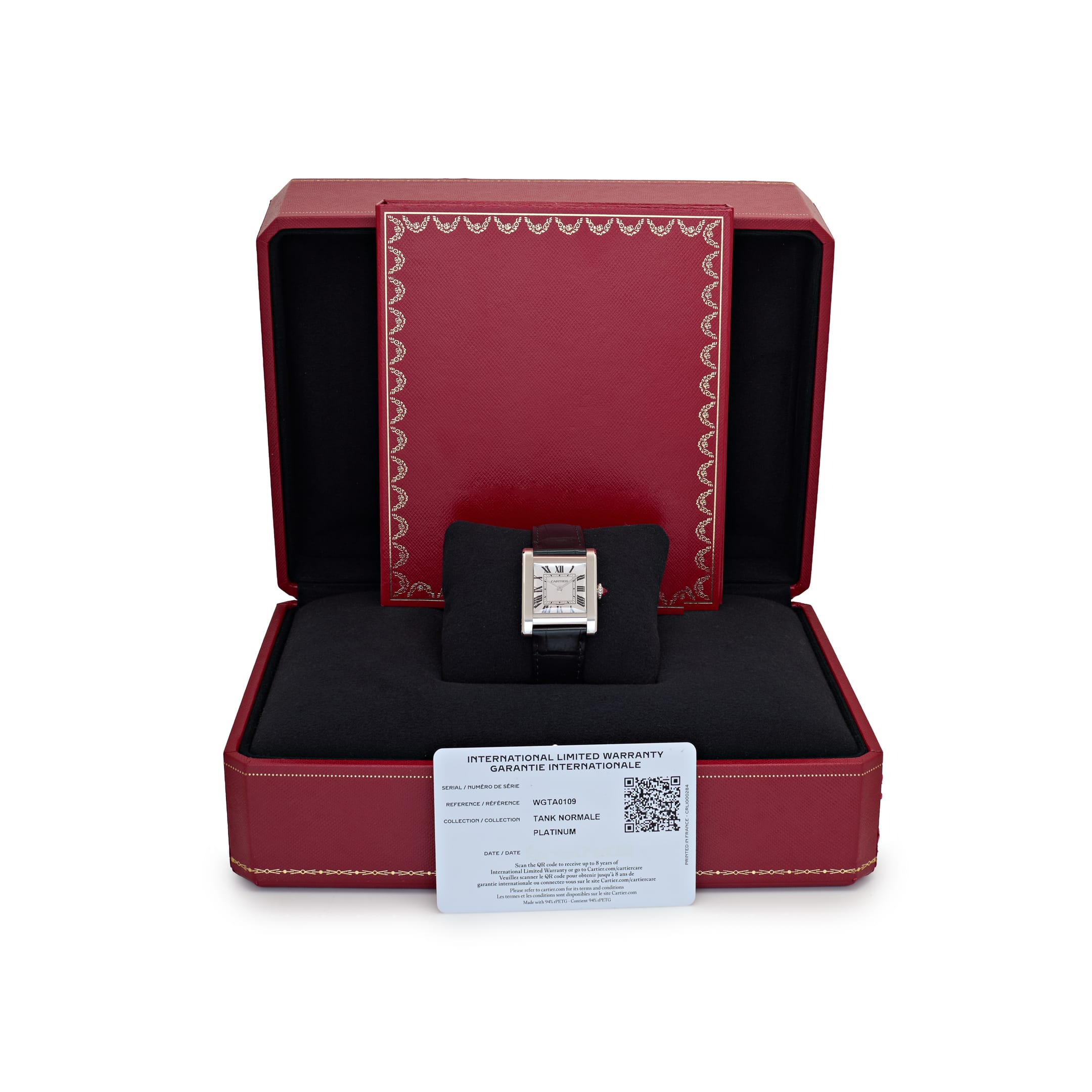 Cartier Tank Normale Large WGTA0109 Platinum Silver Dial Limited Edition of 200 (2024)