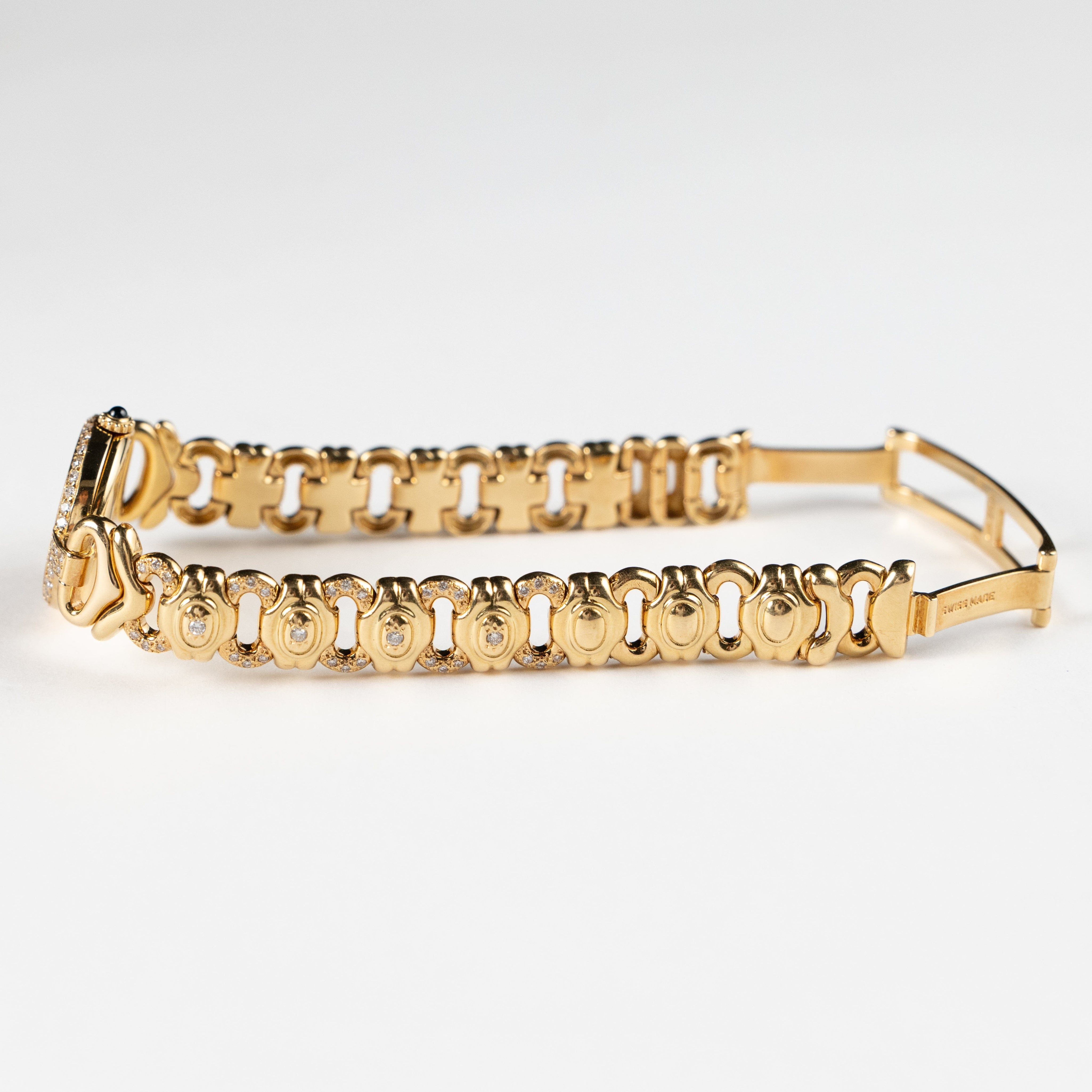 Cartier Vendôme 0958 'Ladies' Yellow Gold White Dial Diamond Set Quartz