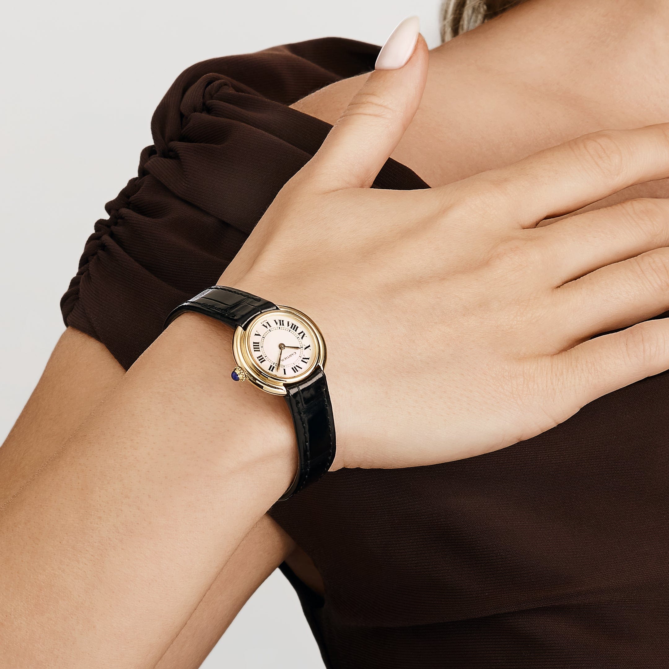 Cartier Vendome Paris 67080 'Ladies' Yellow Gold White Dial (1979)