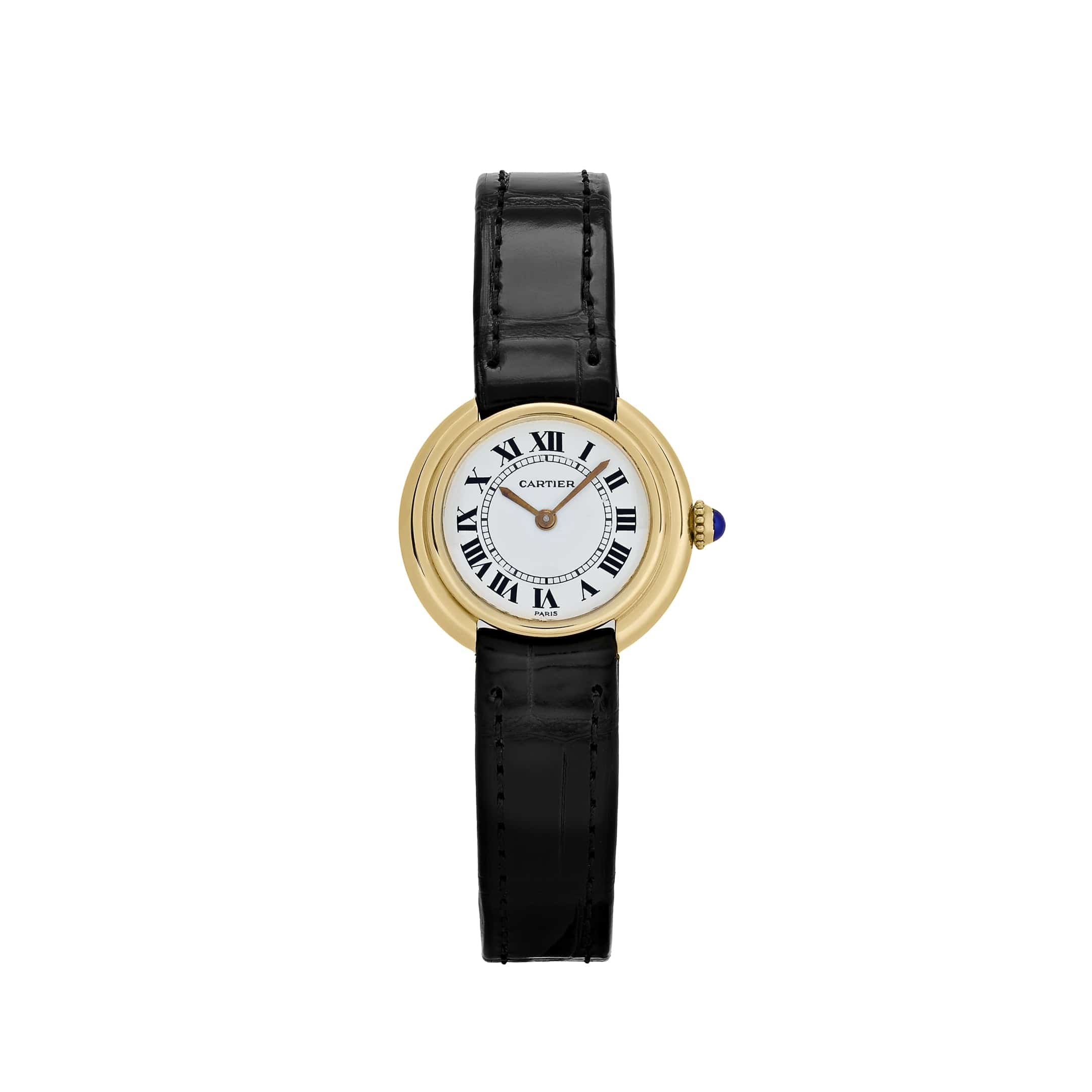Cartier Vendome Paris 67080 'Ladies' Yellow Gold White Dial (1979)