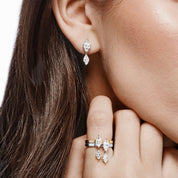 Celestia Diamond Drop Earrings