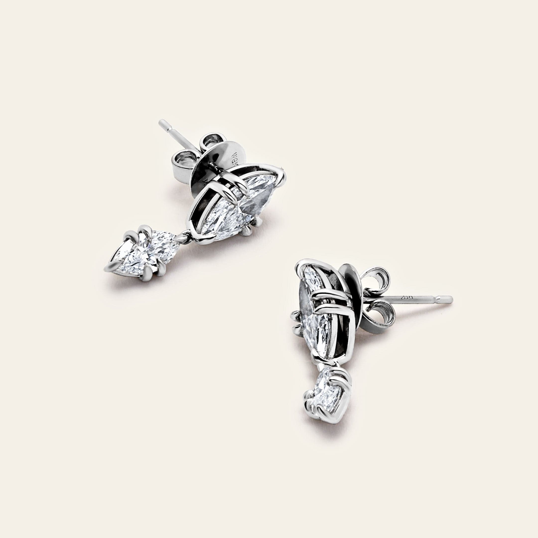 Celestia Diamond Drop Earrings