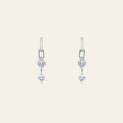 Celestia Diamond Hoop Earrings