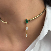 Celestia Open Choker Diamond Necklace