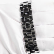 Chanel J12 H3155 Chromatic Ceramic Titanium Grey Baguette Diamond Dial and Bezel