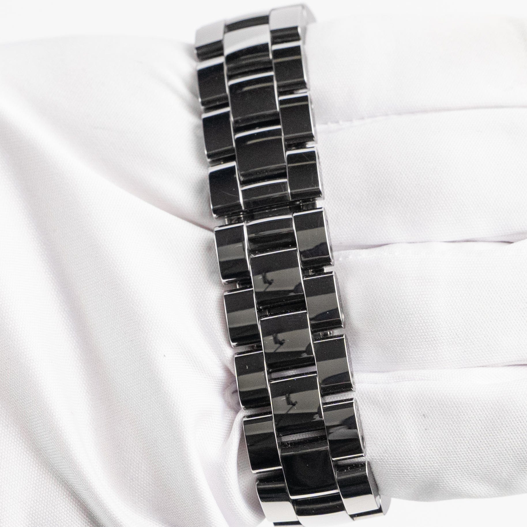 Chanel J12 H3155 Chromatic Ceramic Titanium Grey Baguette Diamond Dial and Bezel