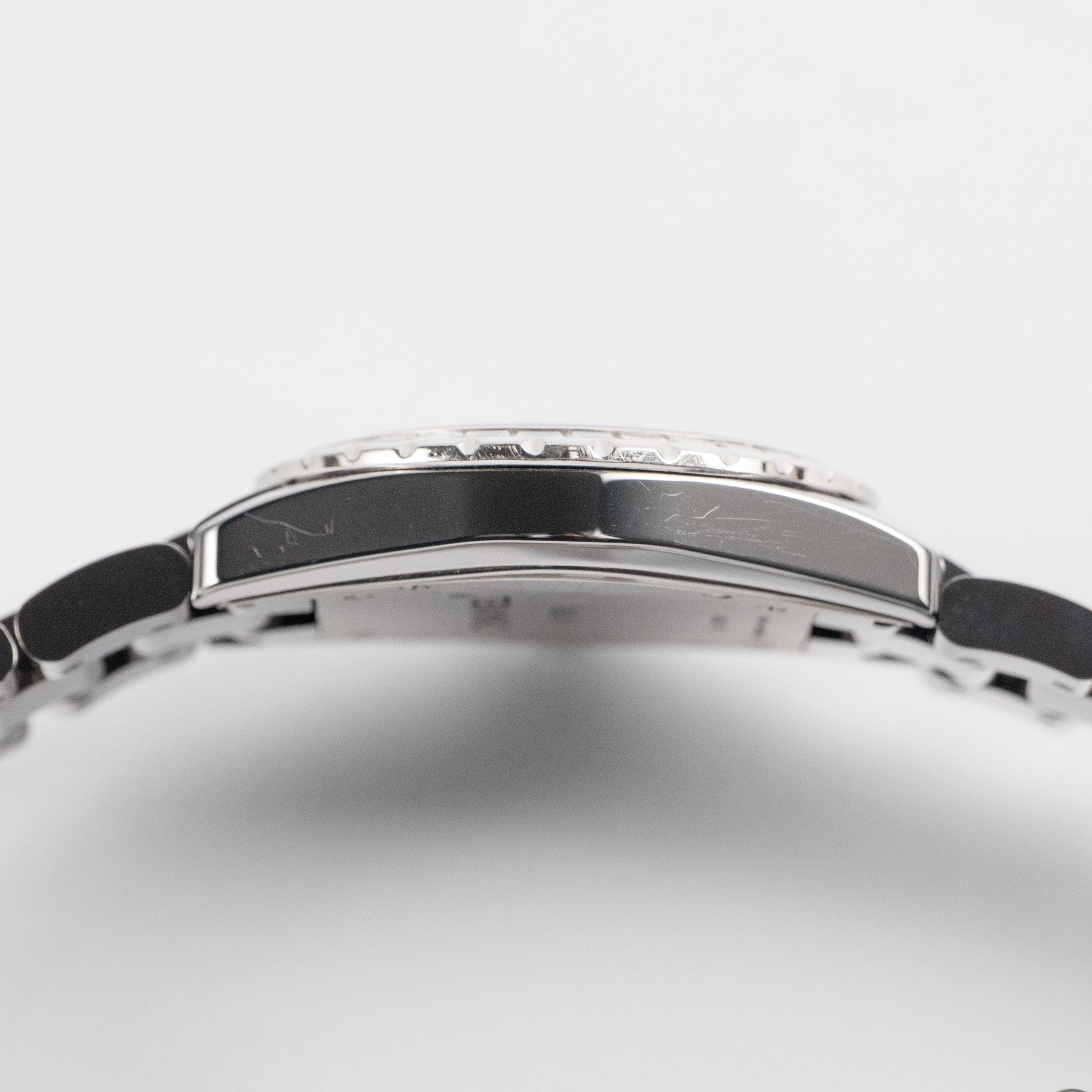 Chanel J12 H3155 Chromatic Ceramic Titanium Grey Baguette Diamond Dial and Bezel