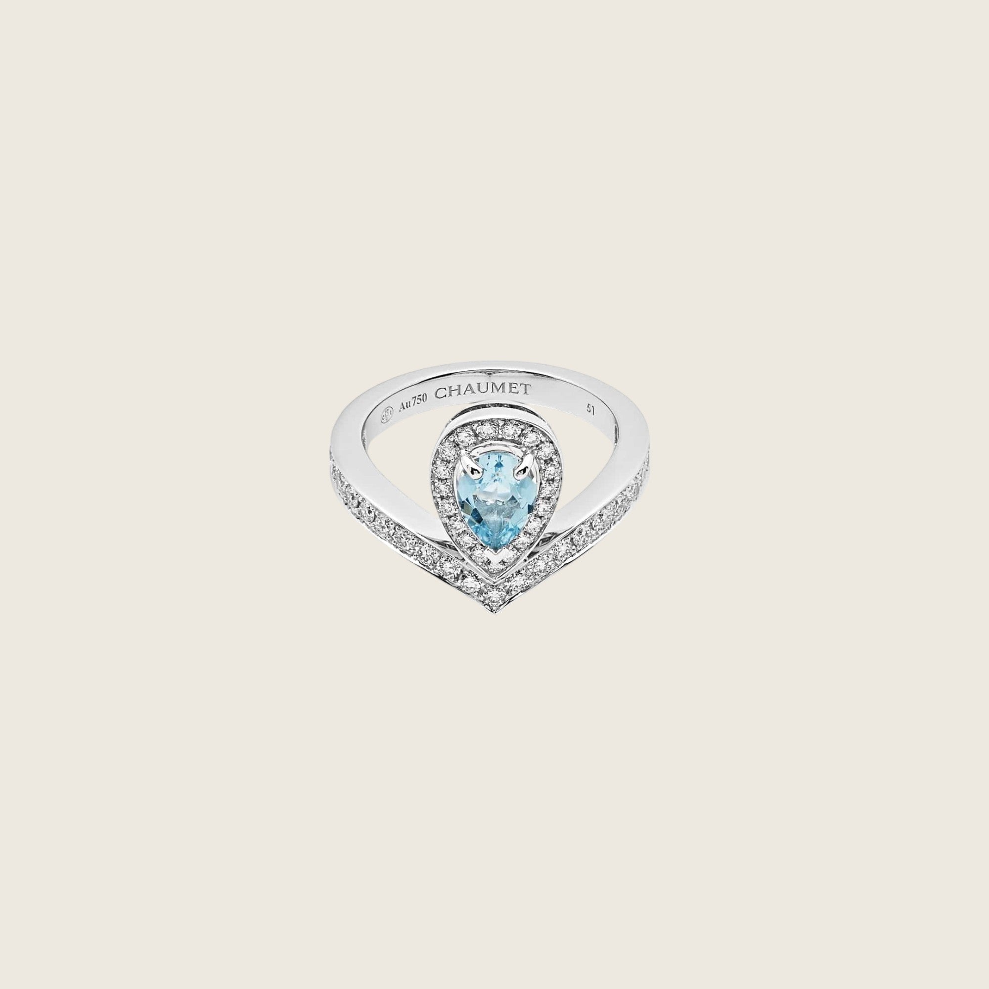 Chaumet 'Joséphine Aigrette' Aquamarine Ring 083297