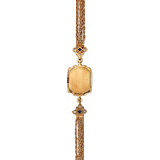 Chopard Vintage 'Ladies' Yellow Gold Blue Sapphire Diamond Watch